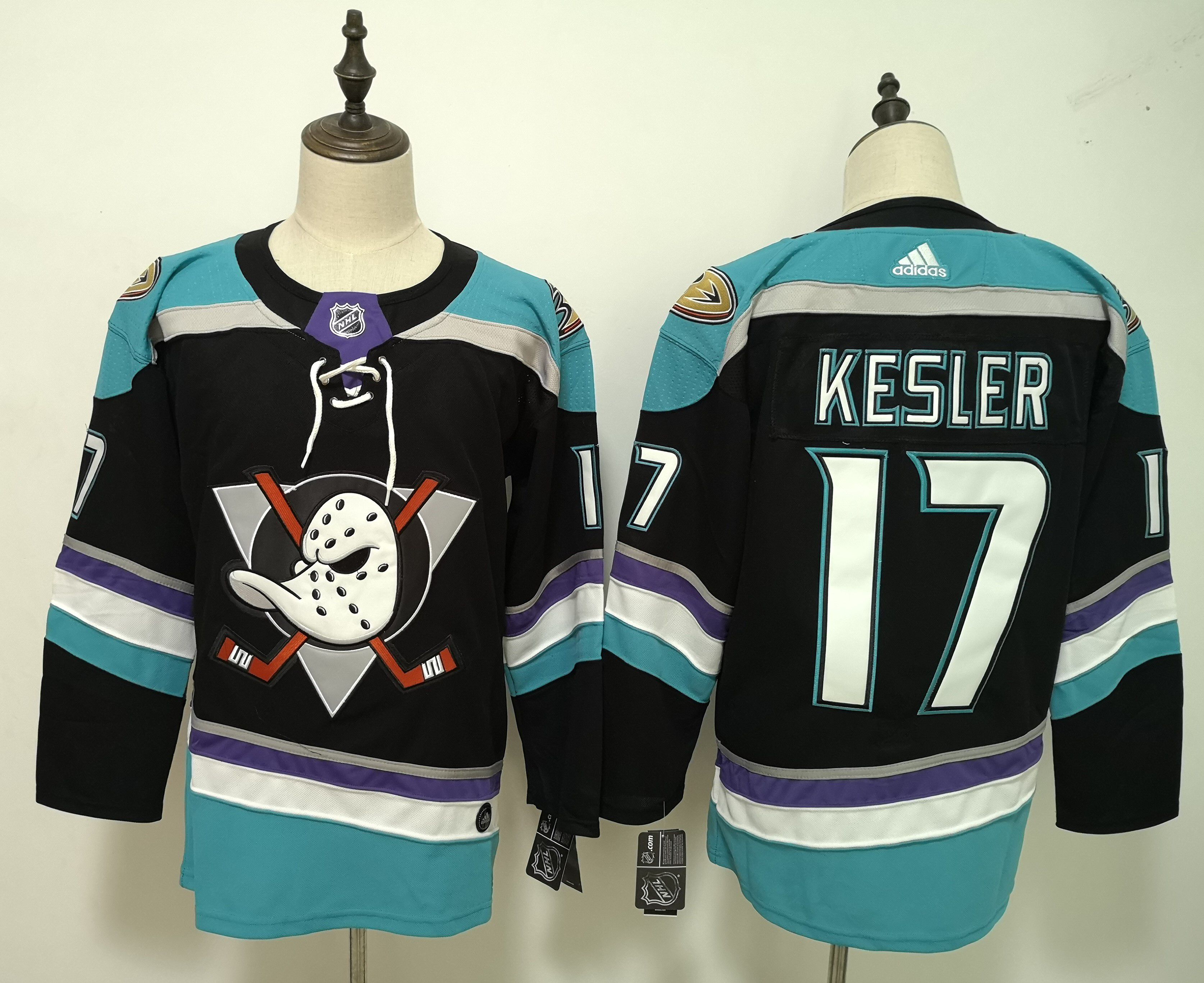 Men Anaheim Ducks #17 Kesler Blue Hockey Stitched Adidas NHL Jerseys